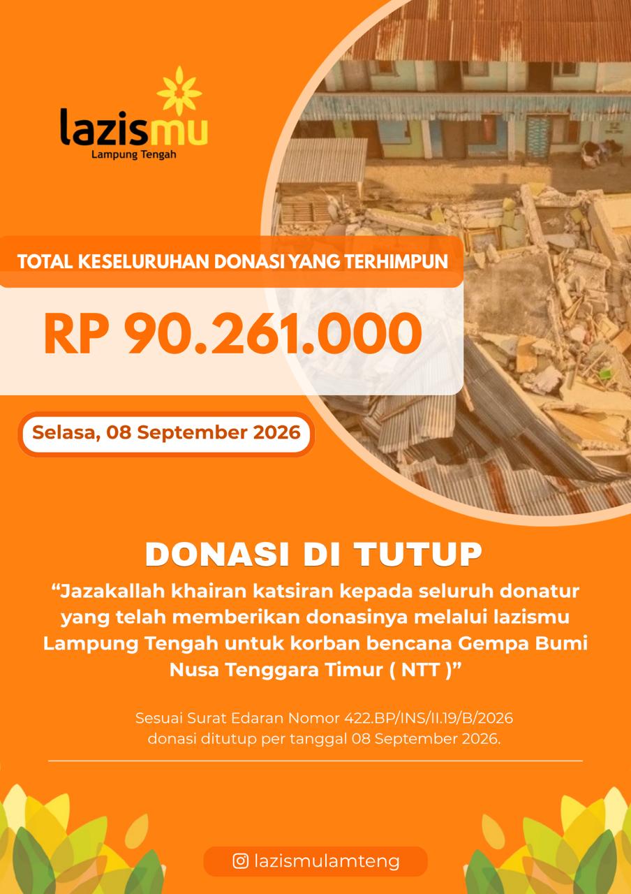 PENGHIMPUNAN DONASI PEDULI GEMPA BUMI NTT